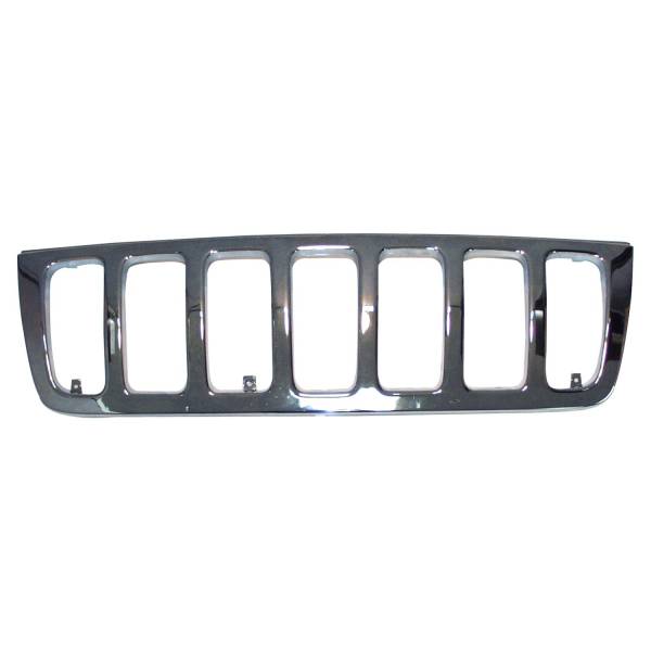Crown Automotive Jeep Replacement - Crown Automotive Jeep Replacement Grille Front Chrome  -  55155921AA - Image 1