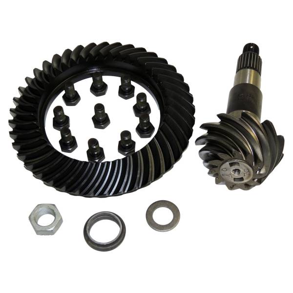 Crown Automotive Jeep Replacement - Crown Automotive Jeep Replacement Differential Ring And Pinion Rear 3.73 Ratio Incl. Ring And Pinion/Ring Gear Bolts/Crush Sleeve/Pinion Washer/Pinion Nut  -  68038761AA - Image 1