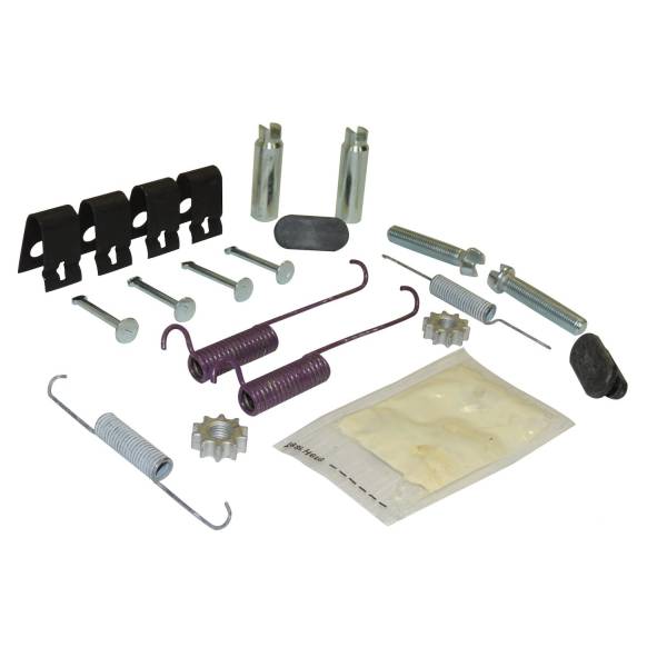 Crown Automotive Jeep Replacement - Crown Automotive Jeep Replacement Parking Brake Hardware Kit Incl. Springs Pins Clips Slippers Adjusters  -  5093390HK - Image 1