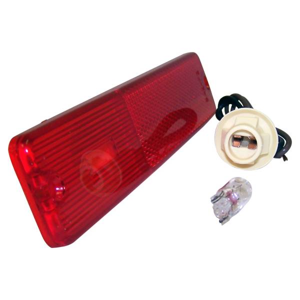 Crown Automotive Jeep Replacement - Crown Automotive Jeep Replacement Side Marker Kit Front Red Lens Incl. 1 Light w/Bulb/Wiring  -  994021K - Image 1