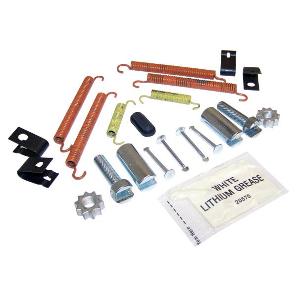 Crown Automotive Jeep Replacement - Crown Automotive Jeep Replacement Parking Brake Hardware Kit Incl. Adjusters Springs Sockets Plugs  -  68003589HK - Image 1