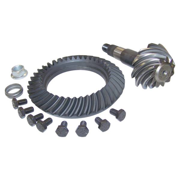 Crown Automotive Jeep Replacement - Crown Automotive Jeep Replacement Differential Ring And Pinion Rear 3.55 Ratio Incl. Ring And Pinion/Ring Gear Bolts/Crush Sleeve/Pinion Nut  -  5012828AC - Image 1