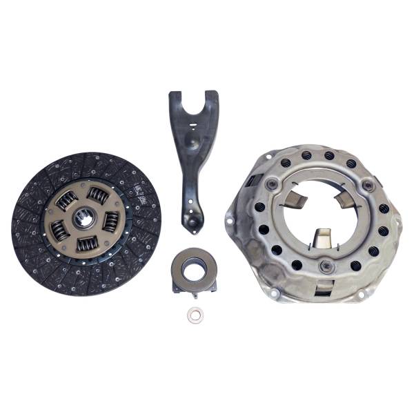 Crown Automotive Jeep Replacement - Crown Automotive Jeep Replacement Clutch Kit Incl. Clutch Disc/Finger Style Pressure Plate/Clutch Release Bearing/Pilot Bearing/Clutch Release Fork 10.5 in. Disc 10 Splines 1.125 in. Spline Dia.  -  5360174MK - Image 1