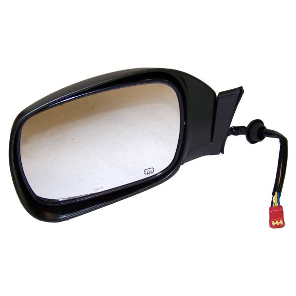 Crown Automotive Jeep Replacement - Crown Automotive Jeep Replacement Power Door Mirror Left Black Foldaway Electric Heated  -  55154951AC - Image 1