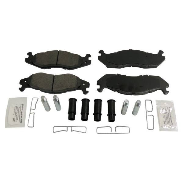 Crown Automotive Jeep Replacement - Crown Automotive Jeep Replacement Brake Pad Master Kit Incl. Titanium Pad Set/Caliper Bushings/Clips/Bolts  -  83501167MK - Image 1