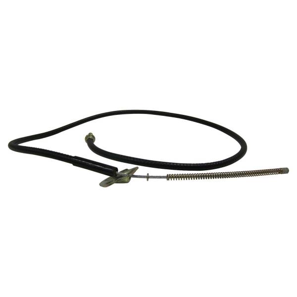 Crown Automotive Jeep Replacement - Crown Automotive Jeep Replacement Parking Brake Cable Rear Right w/11 in. Brakes 62 in. Long Bolt On Style  -  J5355324 - Image 1