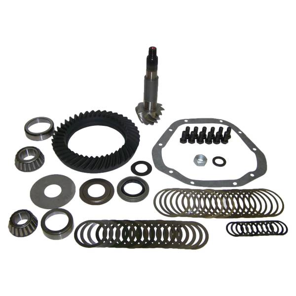 Crown Automotive Jeep Replacement - Crown Automotive Jeep Replacement Differential Ring And Pinion Kit Rear 4.10 Ratio Incl. Ring And Pinion/Pinion: Bearings/Baffle/Shims/Seal/Nut And Washer Carrier Shims/Ring Gear Bolts  -  J8129235 - Image 1