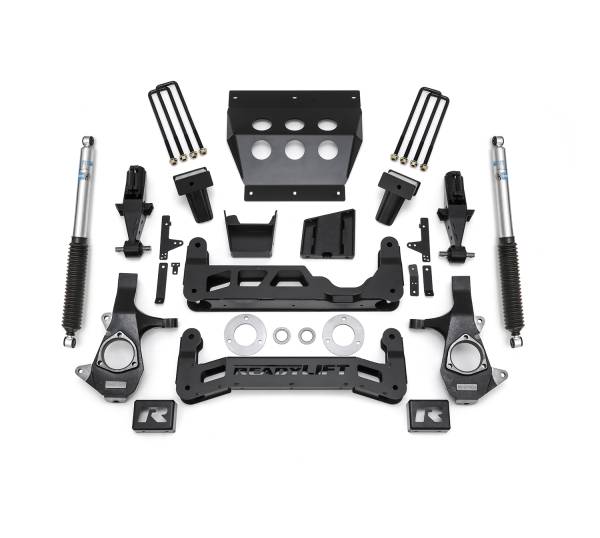 ReadyLift - ReadyLift Big Lift Kit w/Shocks 7 in. Front Lift w/Bilstein Shocks Cast Steel - 44-3471 - Image 1