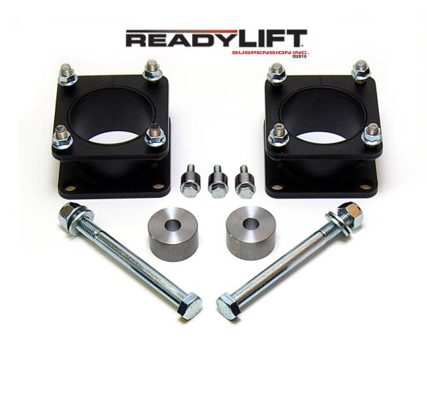 ReadyLift - ReadyLift Front Leveling Kit 2.4 in. Lift w/Steel Strut Extensions/Differential Spacers/Skid Plate Spacers/All Hardware Allows Up To 33 in. Tire - 66-5075 - Image 1