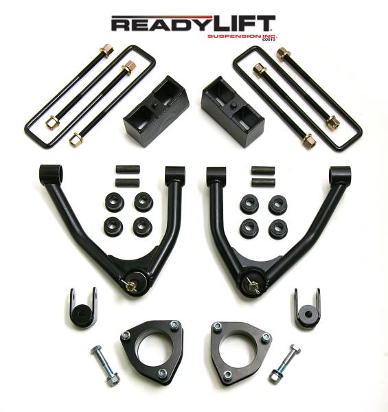 ReadyLift - ReadyLift SST® Lift Kit 4 in. Front/1.75 in. Rear Lift w/Tubular Upper Control Arms For Vehicles w/OE Cast Steel Control Arms - 69-3285 - Image 1