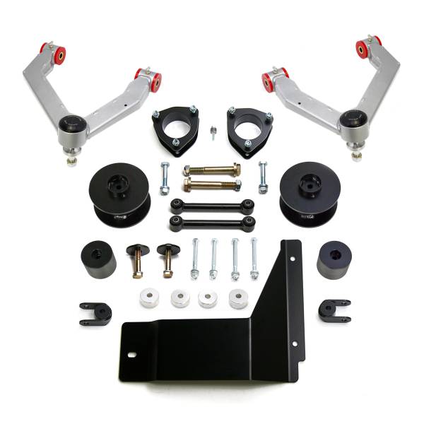 ReadyLift - ReadyLift SST® Lift Kit 4 in. Front/3 in. Rear Lift w/Tubular Upper Control Arms For Vehicles w/OE Aluminum Or Stamped Steel Control Arms - 69-3496 - Image 1