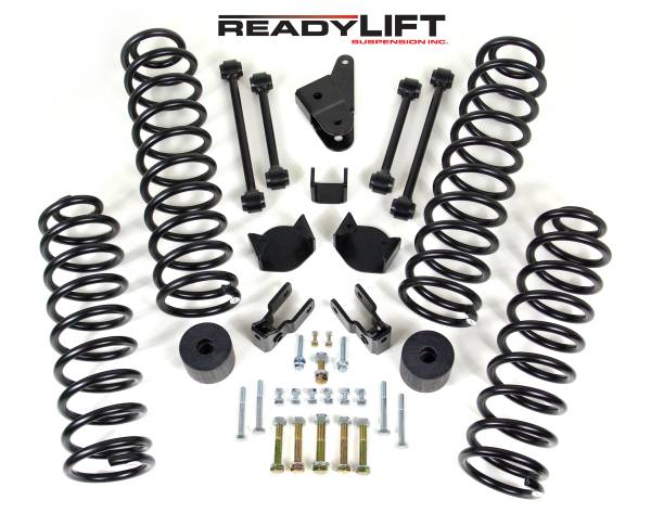 ReadyLift - ReadyLift SST® Lift Kit w/Shocks 4 in. Front/3 in. Rear Lift Incl. SST3000 Shocks - 69-6400 - Image 1