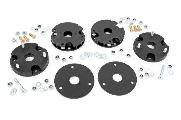 Rough Country - Rough Country Front Leveling Kit 2 in. Incl. Strut Spacers Bolt Retention Plates Hardware - 11200 - Image 1