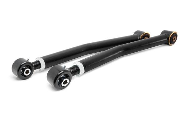 Rough Country - Rough Country X-Flex Control Arm Set Front Lower Incl. 2 Tubular Adjustable Control Arms w/X-Flex Joints Polyurethane Bushings Sleeves Grease Fittings - 11360 - Image 1