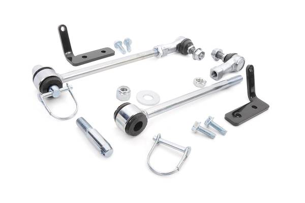 Rough Country - Rough Country Sway Bar Quick Disconnect Incl. Quick Disconnects Frame Brackets Bushings Pins Hardware - 1146 - Image 1