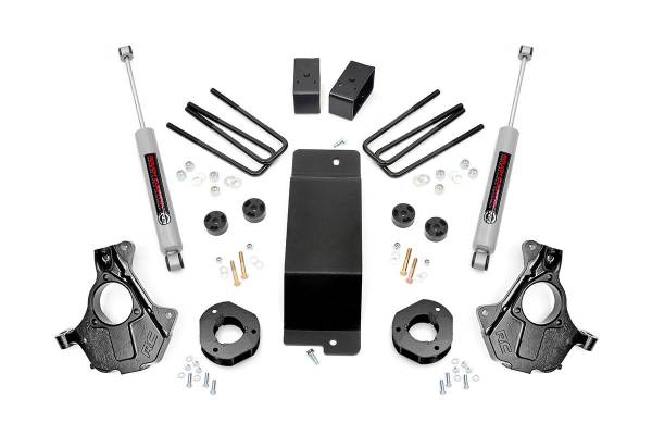 Rough Country - Rough Country Suspension Lift Kit w/Shocks 3.5 in. Lift - 12130 - Image 1