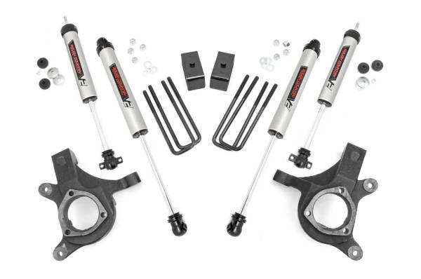 Rough Country - Rough Country Suspension Lift Kit w/Shocks 3 in. Lift w/V2 Shocks - 23277 - Image 1