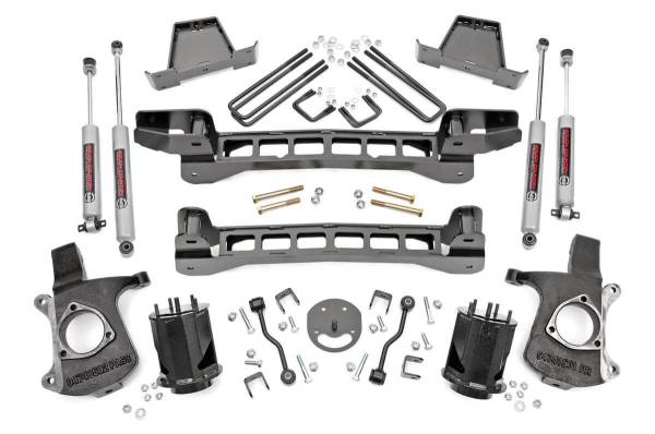 Rough Country - Rough Country Suspension Lift Kit w/Shock 6 in. Lift - 23420 - Image 1