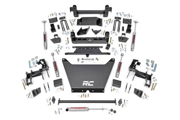 Rough Country - Rough Country Suspension Lift Kit w/Shocks 6 in. Lift - 243.20 - Image 1