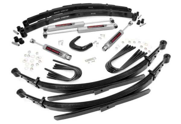 Rough Country - Rough Country Suspension Lift Kit w/Shocks 4 in. Lift - 245.20 - Image 1