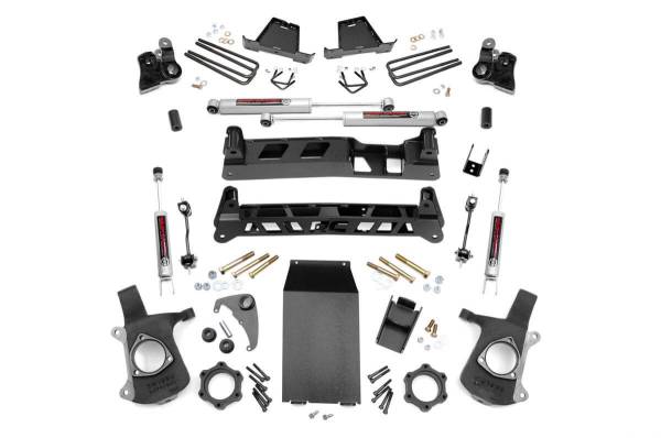 Rough Country - Rough Country Suspension Lift Kit w/Shock 6 in. Lift - 27220A - Image 1