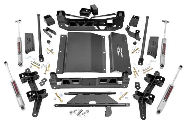 Rough Country - Rough Country Suspension Lift Kit 4 in. Premium N3 Requires Minor Cutting And Drilling Includes Installation Instructions - 27430 - Image 1