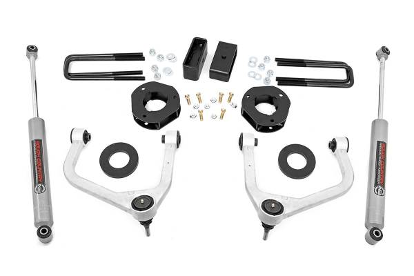 Rough Country - Rough Country Suspension Lift Kit w/Shocks 3.5 in. Lift Incl. Forged Upper Control Arms Strut Spacers Rear N3 Shocks - 29531 - Image 1