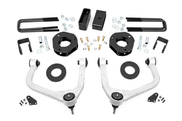 Rough Country - Rough Country Suspension Lift Kit 3.5 in. Strut Spacers Upper Control Arms Pom Ball Joints - 29601 - Image 1