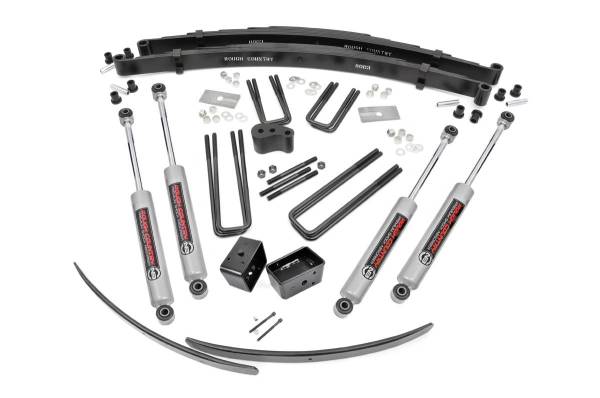 Rough Country - Rough Country Suspension Lift Kit w/Shocks 4 in. Lift - 325.20 - Image 1