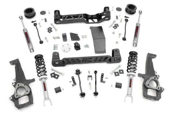 Rough Country - Rough Country Suspension Lift Kit w/Shocks 4 in. Lift Incl. Lifted N3 Struts Premium N3 Shocks - 33332 - Image 1