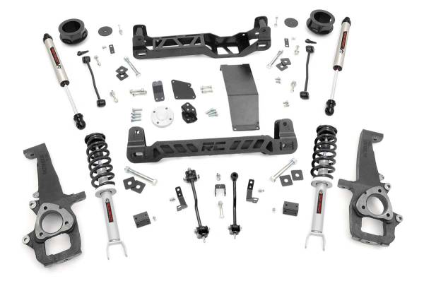 Rough Country - Rough Country Suspension Lift Kit w/N3 Shocks 4 in. Lift Struts And V2 Shocks - 33371 - Image 1