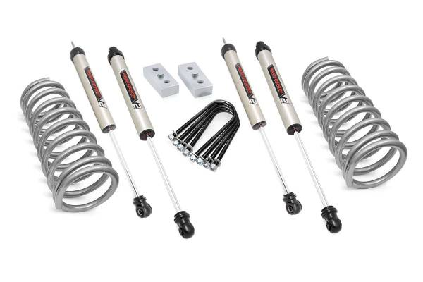 Rough Country - Rough Country Suspension Lift Kit 3 in. Nitrogen Charged N3 Shock Absorbers Front Coil Springs Balance Ride U-Bolts Suitable For 35 in. Tires - 34370 - Image 1