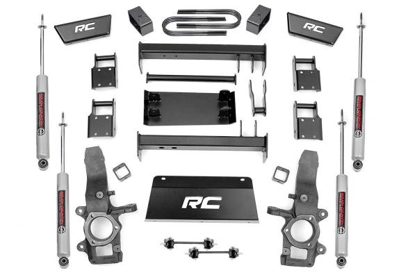 Rough Country - Rough Country Suspension Lift Kit w/Shocks 4 in. Lift - 477.20 - Image 1