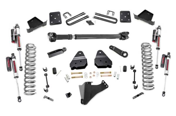 Rough Country - Rough Country Suspension Lift Kit w/Shocks 6 in. Lift Incl. Factory Rear Overload Springs 3.5 in. Axle Diameter Front Driveshaft Vertex Reservoir Shocks - 50351 - Image 1