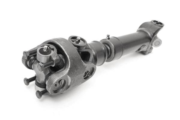 Rough Country - Rough Country CV Drive Shaft Rear For 4-6 in. Lift Incl. Flanges Yokes Hardware Collapsed Length 14.25 in. Extended Length 17.75 in. Fits Dana 35 w/Auto Trans Dana 44 w/Man. Trans - 5075.1 - Image 1