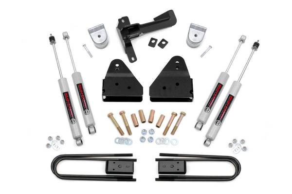 Rough Country - Rough Country Suspension Lift Kit w/Shocks 3 in. Lift - 516.20 - Image 1