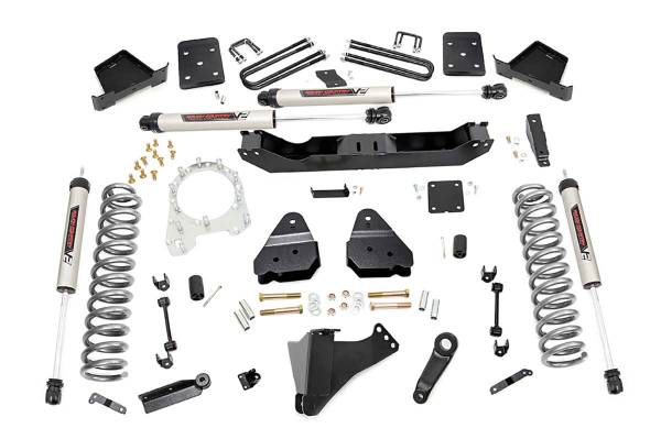 Rough Country - Rough Country Suspension Lift Kit 4.5 in. w/N3 Shocks Lifted Coil Springs Clocking Ring Kit Sway-Bar Links Brackets Bumpstop Spacers w/Hardware 210.2 Weight - 55070 - Image 1