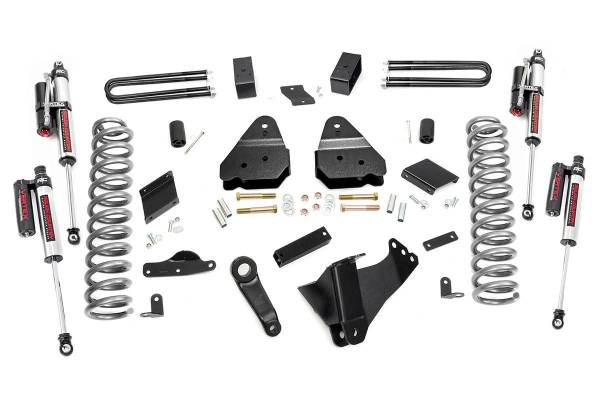 Rough Country - Rough Country Suspension Lift Kit 4.5 in. Lifted Coil Springs Radius Arm Drop Brackets U-Bolts Includes Valved N4 Series Shocks Overloads - 56350 - Image 1