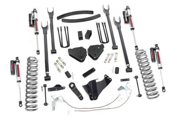 Rough Country - Rough Country Suspension Lift Kit 6 in. Lift 4-Link Gas - 58850 - Image 1