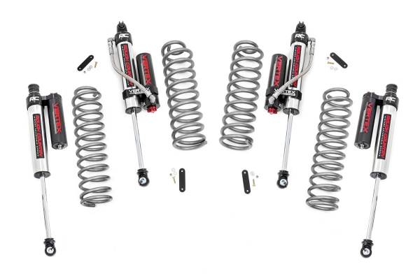 Rough Country - Rough Country Suspension Lift Kit 2.5 in. Front/Rear Factory Tuned Coil Springs Shock Relocation Brackets Factory Tuned Coil Springs - 62450 - Image 1