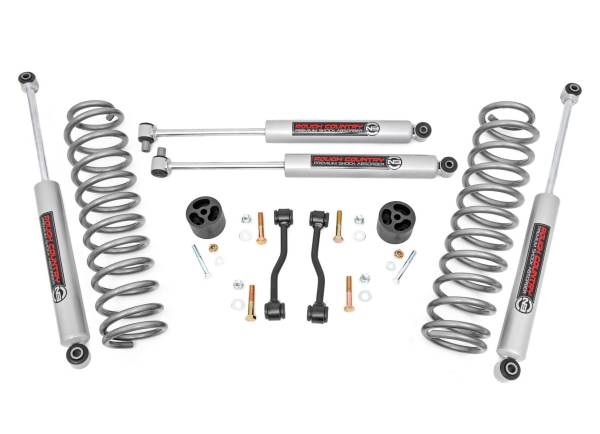 Rough Country - Rough Country Suspension Lift Kit w/Shocks 2.5 in. w/N3 Shocks Incl. Coil Springs - 64830B - Image 1