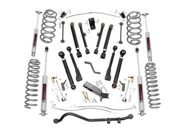 Rough Country - Rough Country X-Series Suspension Lift Kit w/Shocks 4 in. Lift - 66130 - Image 1
