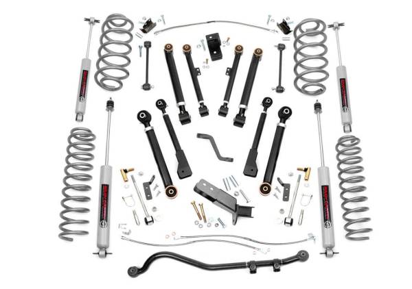 Rough Country - Rough Country X-Series Suspension Lift Kit w/Shocks 6 in. Lift - 66220 - Image 1