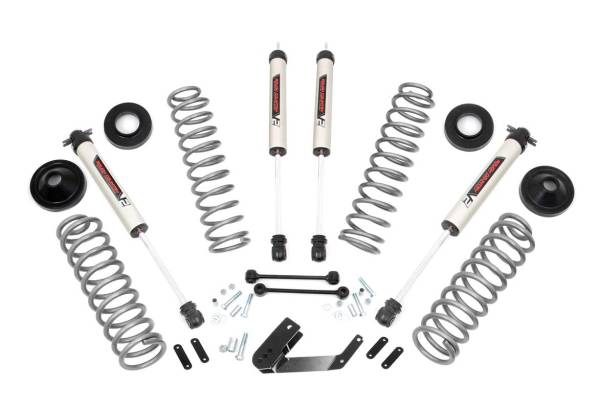 Rough Country - Rough Country Suspension Lift Kit 3.25 in. Front Rear Coil Springs V2 Shock Absorbers Lower Control Arm Sway Bar Links Suitable For 35 in. Tires - 66970 - Image 1