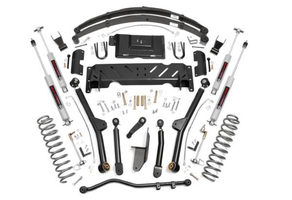 Rough Country - Rough Country X-Series Long Arm Suspension Lift Kit w/Shocks 6.5 in. Lift - 67222 - Image 1