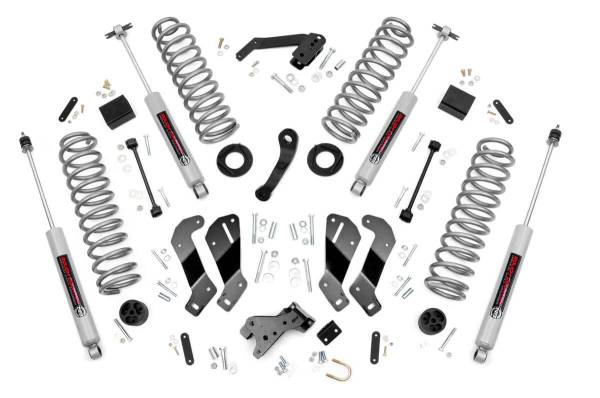 Rough Country - Rough Country Suspension Lift Kit w/Shocks 3.5 in. Control Arm Drop Easy Bolt-On installation Premium N3 Series Shocks - 69330 - Image 1