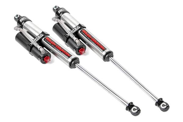 Rough Country - Rough Country Vertex 2.5 Reservoir Shock Absorber Set Adjustable For Rear Left and Right w/4-6 in. Lifts Incl. Reservoir Mounting Plates Stainless Steel Clamps - 699005 - Image 1