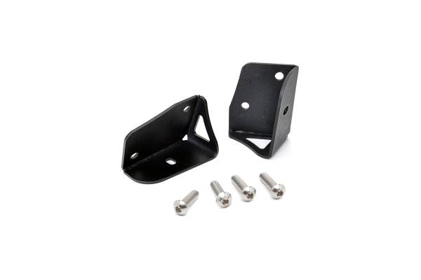 Rough Country - Rough Country LED Windshield Light Mounts Lower For Cree 2 in. Square LED Lights 4 in. Round LED Lights - 70043 - Image 1