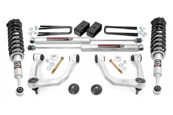 Rough Country - Rough Country Bolt-On Lift Kit w/Shocks 3.5 in. Lift w/N3 Struts And Rear N3 Shocks - 74231 - Image 1