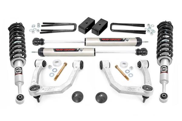 Rough Country - Rough Country Bolt-On Lift Kit w/Shocks 3.5 in. Lift w/N3 Struts And V2 Rear Shocks - 74271 - Image 1